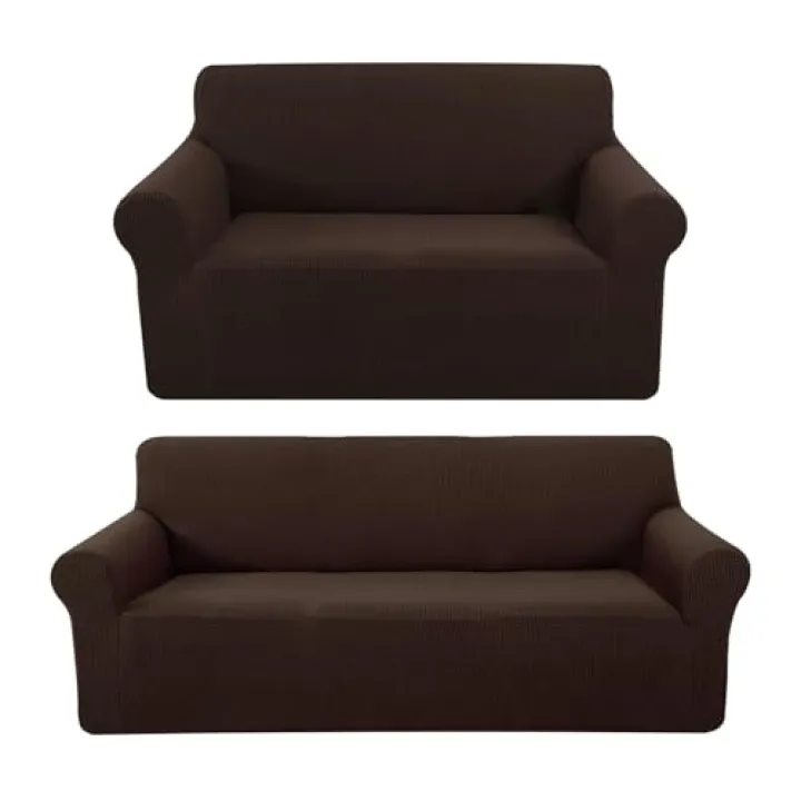 U-NICE HOME Stretch Sofa Cover and Loveseat Cover