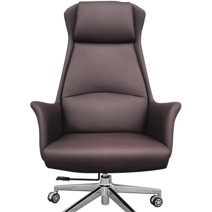 FMURY Office Leather Boss Chair with Adjustable and Rotating Armrests Home Office Chair