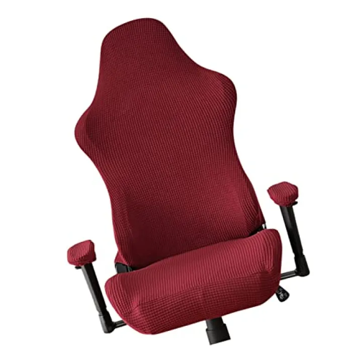 BIUDECO Computer Room Chair Cover Stretch Gaming Chair Covers Easy Install Remove Washable