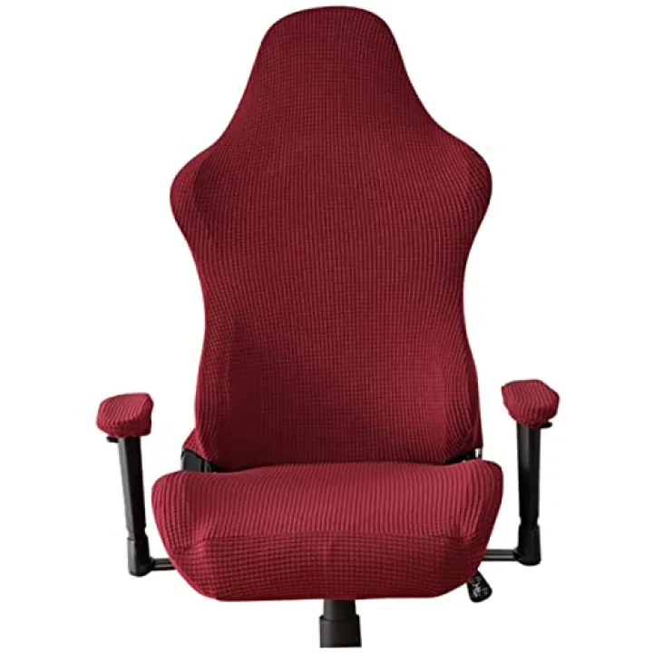 ULDIGI Ergonomic Office Chair Cover Stretch Gaming Chair Protector Washable Seat Cover Slipcover Full Package