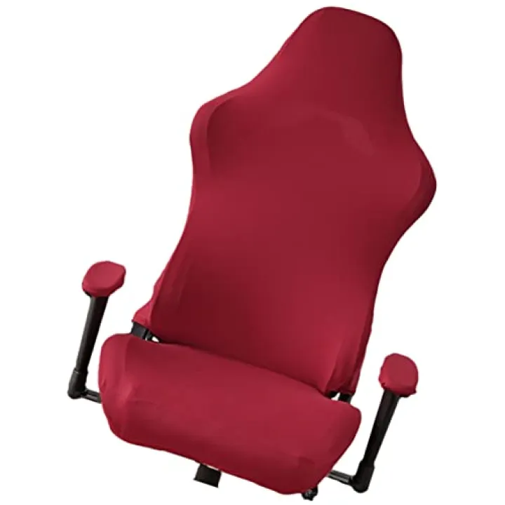 Alipis 1set Gaming Chair Covers Armchair Slipcover Computer Chair Seat Cover Elastic Armrest Protector Easy to Install