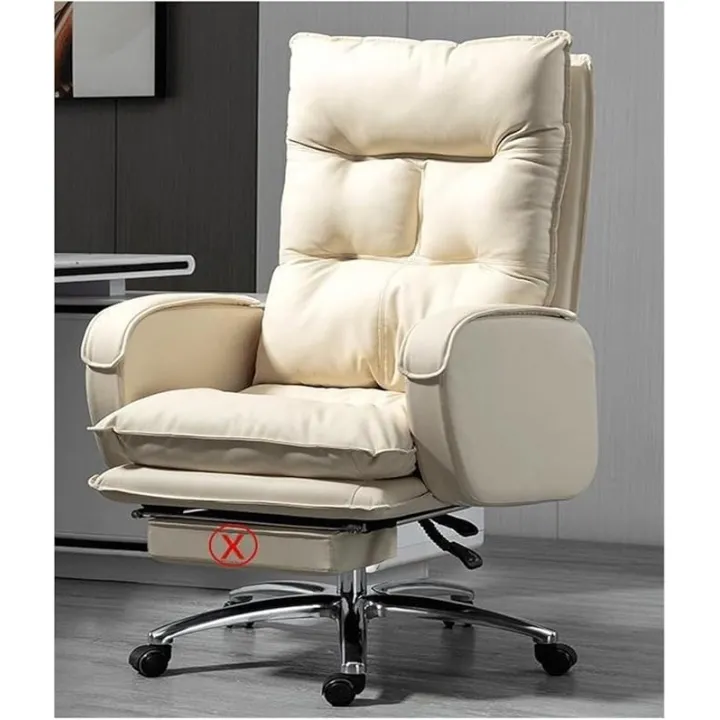 Home Office Desk Chair Swivel Leather Computer Chair Comfortable Ergonomic Home Desk Chair