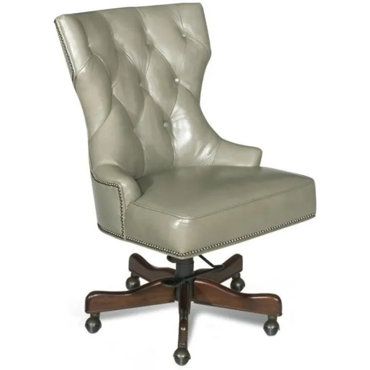 Pemberly Row Modern Executive Desk Office Chair in Al Fresco Baca