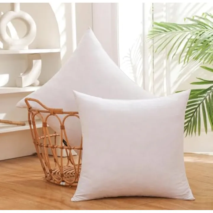 26x26 Inch Gold Goose Down and Feather Throw Pillow Inserts-2 Packs ML35616