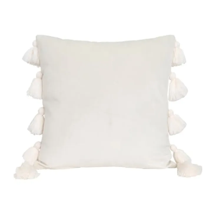 REDYY Throw Covers,Velvets Tassels Fringes Throw Pillow Protectors Cushions Home Decoration Accessory for Sofa and Car
