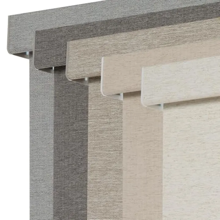 Persilux Blackout Roller Shades for Indoor Window Blinds,Cordless,Linen Fabric,Thermal Insulated Fabric UV Protection Shades for Home,Office,Bedroom,Door,Blackout-Cream,16" W X 64" H