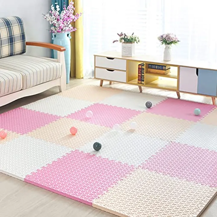 U5GAAALPPQ9 Joint Mat Kids Corner 60 * 60 * 2.5 * 4 Carpet Floor Mat Flooring Scratch Prevention Floor Mat Mat Cushion Mat (Color 17 60 * 60 * 1.2 * 8)
