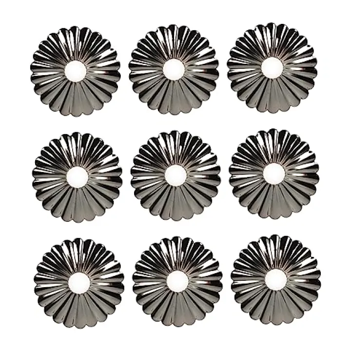 POPETPOP 10pcs Retro Lamp Covers Flower Pattern Wall Lamp Shades Fordesktop and Study