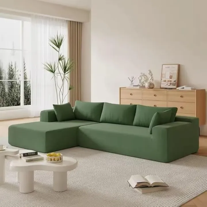 109" Modular Sectional Sofa Cloud L Shaped Couch with Deep Seat Free Combination Living Room Sofa for Living Room Bedroom