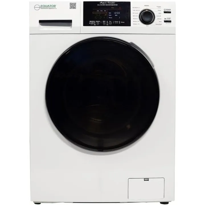 Pemberly Row All-in-One Washer Dryer VENTED-DRY FASTER than Condense 15lb 110V