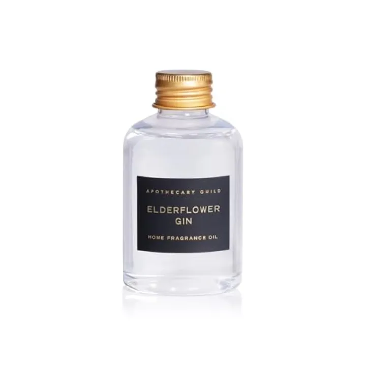 Zodax Apothecary Guild Opal Glass Reed Diffuser Refills, 4 oz/2 Count- Elderflower Gin
