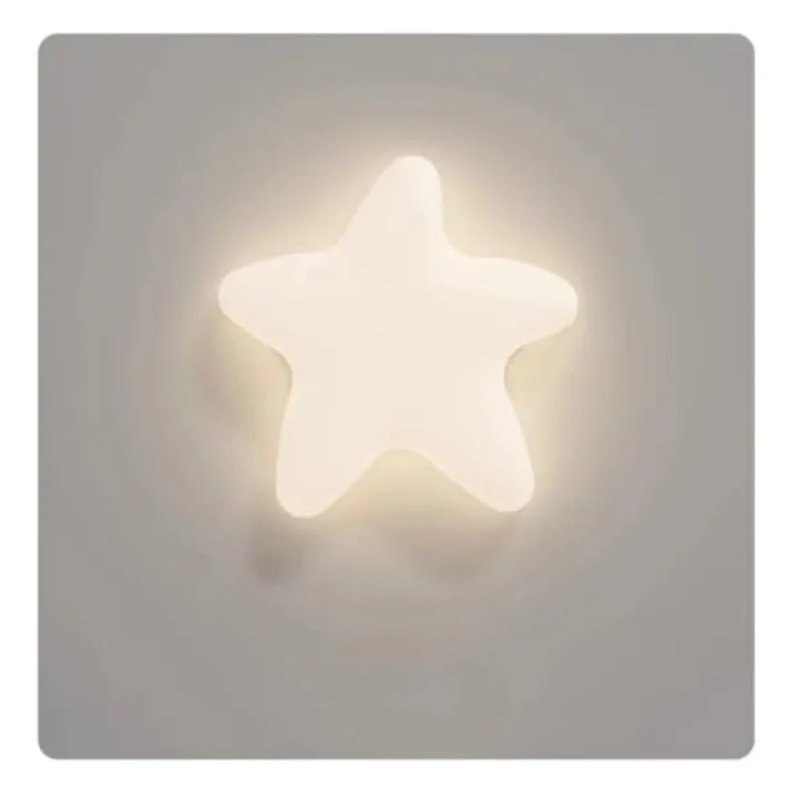 White Starfish Cloud Wall Lamps LED Children's Room Bedside Lamp Minimalist Modern Boy Girl Bedroom Nursery Decor Lights,Wall Lamps for Bedroom
