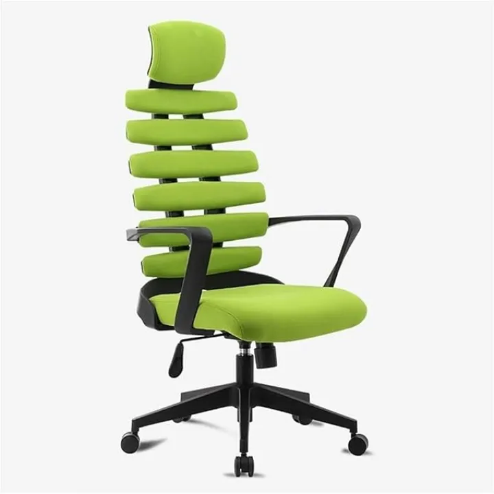 Ergonomic Office Chair with Adjustable Height, Lumbar Support, Mesh Backrest, Swivel, for Home and Office Use