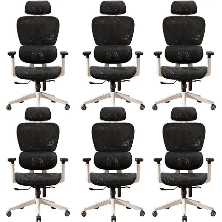 Office Chair Desk Chair, Office Computer Desk Chair, with Headrest, High Back Mesh Chair,Home Office Desk Chair with Lumbar Support, for Home, Bedroom, Study, Student Progress