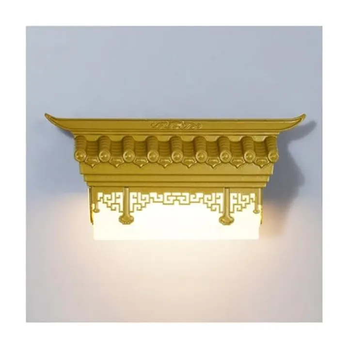 SENBAILU Wall Light Outdoor Outdoor Decorative Wall Lamps, Garden Wall Lamps, Chinese Wall Lamps, Outdoor Landscape Decorative Lamps Exterior Lighting Fixtures(B)