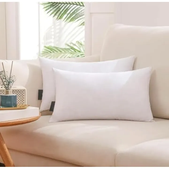 12x20 Inch Gold Goose Down and Feather Throw Pillow Inserts-2 Packs DZ86371