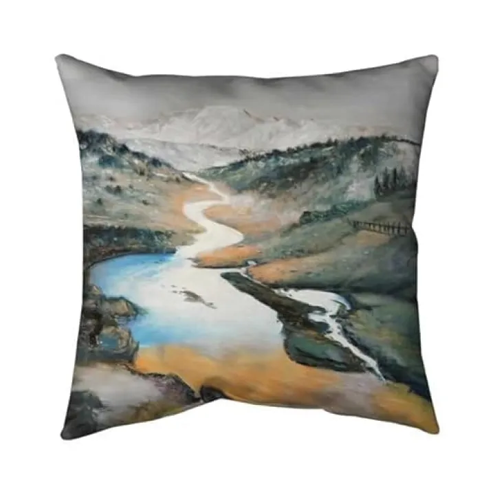 20 x 20 in. Landscape-Double Sided Print Indoor Pillow