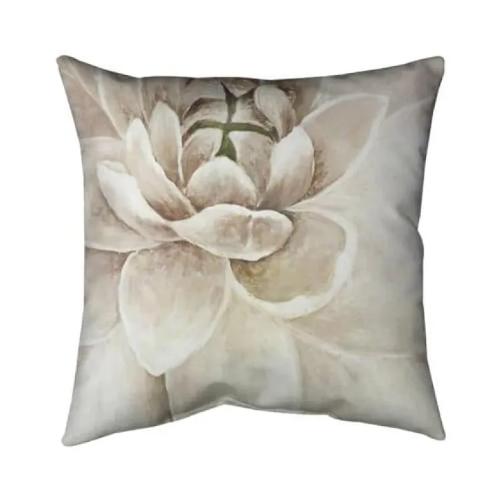 20 x 20 in. Delicate Chrysanthemum-Double Sided Print Indoor Pillow