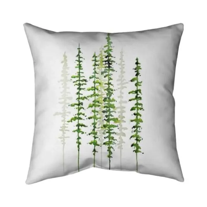 20 x 20 in. Minimalist Trees-Double Sided Print Indoor Pillow