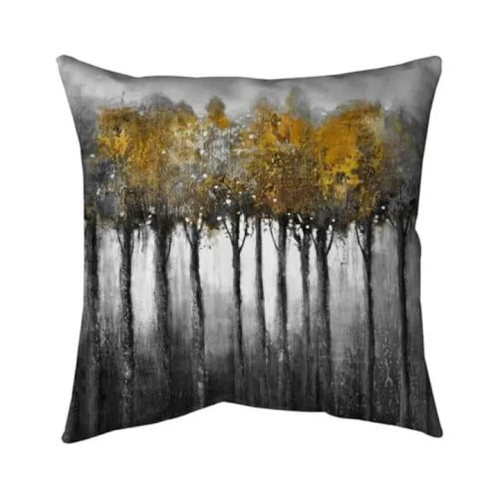 26 x 26 in. Illuminated Forest-Double Sided Print Indoor Pillow