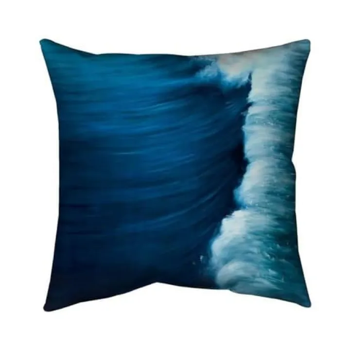 20 x 20 in. Wave-Double Sided Print Indoor Pillow