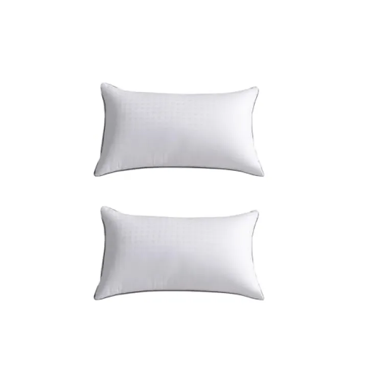 TTusavi 12"x20"Pillow Inserts Set of 2 with 100% Cotton Cover Decorative Square Throw 12x20 Pillows for Couch, Sofa and Bed - White(2, 12x20)