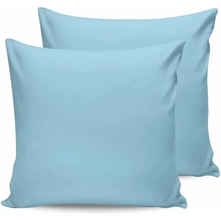 Set of 2 Outdoor Waterproof Pillow Covers Solid Color 16x16 Inch Outdoor Pillowcases Sapphire Blue Decorative Cushion Cases Throw Pillowcases for Patio Furniture,Garden,Porch