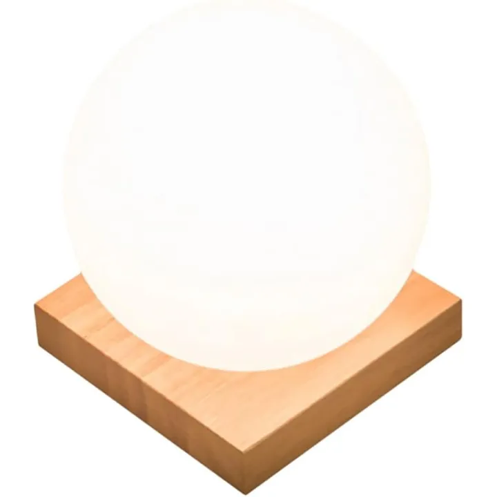 Wooden Table Lamp for Bedroom Nightstand Decorative Lamps for Living Room Night Table