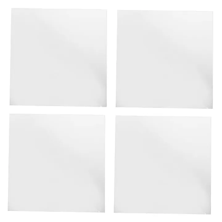 MUCKLILY 1 Set Splicing Wall Mounted Full Mirror Self Adhesive Simple Design Versatile for Bedrooms Bathrooms and Studios Mirrors Decor