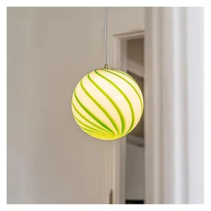 Circus Candy Pendant lamp Creative Macaron Ball Lamp for Kids Room Decor lamp Home Bedroom Orange Green Art Hanging lamp,Modern