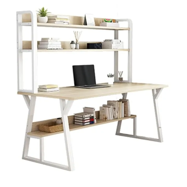 Generico Scrivania Bianca per Ufficio con cassetti - Scrivania compatta per Camera da Letto, affitto per Studenti, Uso Computer Desktop - Soluzione Elegante e Funzionale per Piccoli spazi di Lavoro