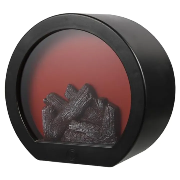 HOLIDYOYO Simulated Flame Lamp Christmas Decorations Vintage Style Night Light Led Fireplace Light for Room