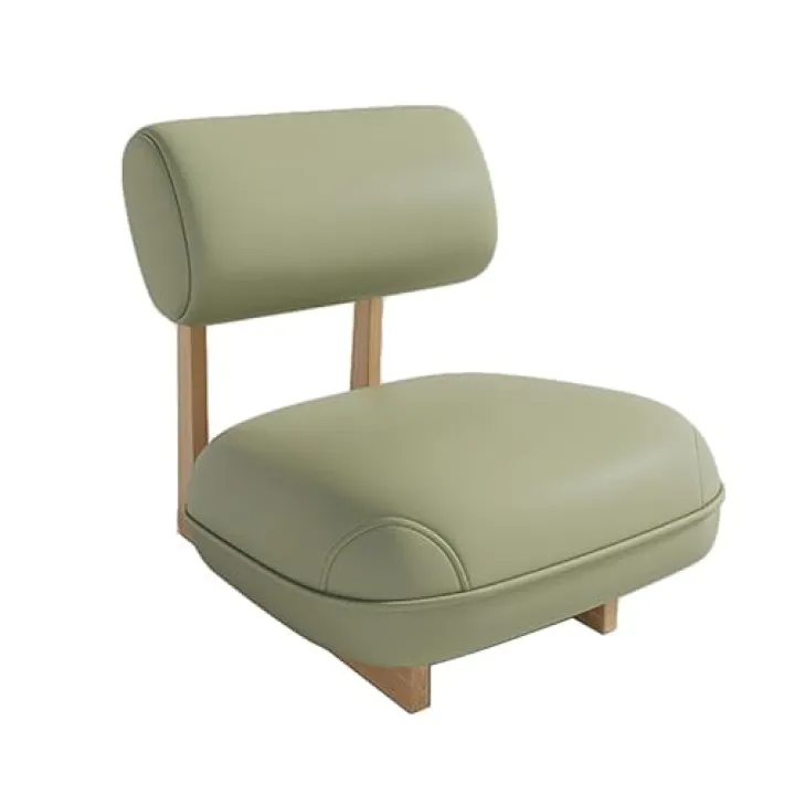 Sedia moderna di metà secolo – Poltrona quadrata imbottita a barile soffice divano ad angolo per soggiorno, camera da letto e ufficio, elegante e confortevole