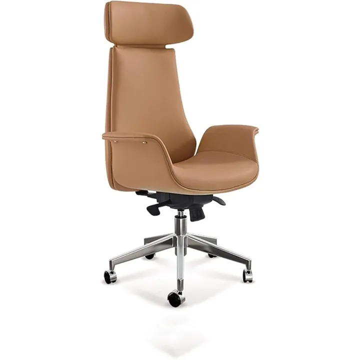 Luxury Boss Chair Big Tall Executive Office Chair, Boss Chair, Swivel Chair, High-Grade Business Chair, Home Office, Office Chair, Ergonomic Design Lift Chair, Seat,Brown