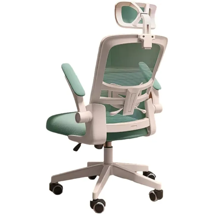 High Back Home Office Chair with 3D Adjustable Armrest,360 Rotation Task Chair,Executive Desk Chair with Wheels, Office Chair Mesh Computer Desk Chair with Lumbar rt,Blue (Blue)