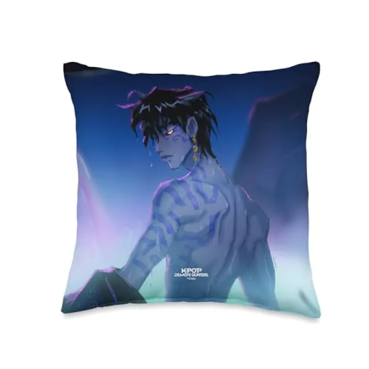 Kpop Demon Hunters Demon Jinu Officially Licensed Throw Pillow