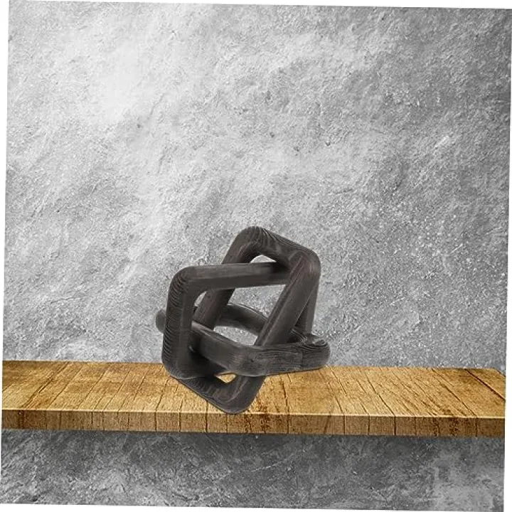 PRETYZOOM Rustic Pine Decor for Wall Hanging Knot Accent for Bookshelf and Home Creative Handmade Decorative Object Compact Farmhouse Style Accent for Living