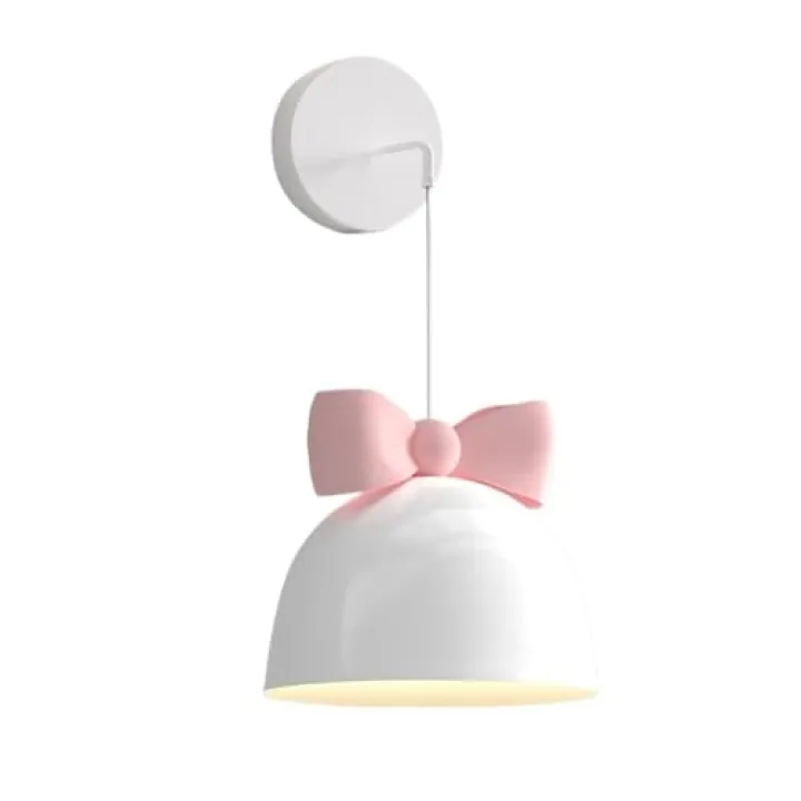 Kitchen Faucet Cute Kids Bedroom Cartoon Animal Light Creativity LED Indoor Home Wall Lamp for Nursery Playroom(Bow)