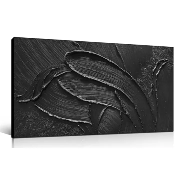 MDHKVPM Hand Painted Oil Paintings On Canvas Abstract Painting Wall Art for Bedroom 3D Textured Wall Decor for Living Room 20 x 40 Inch
