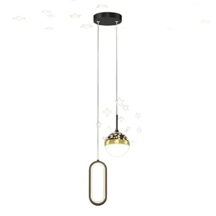 Star Projection – Creative Double Head Hanging Lamp for Bedroom and Children's Room