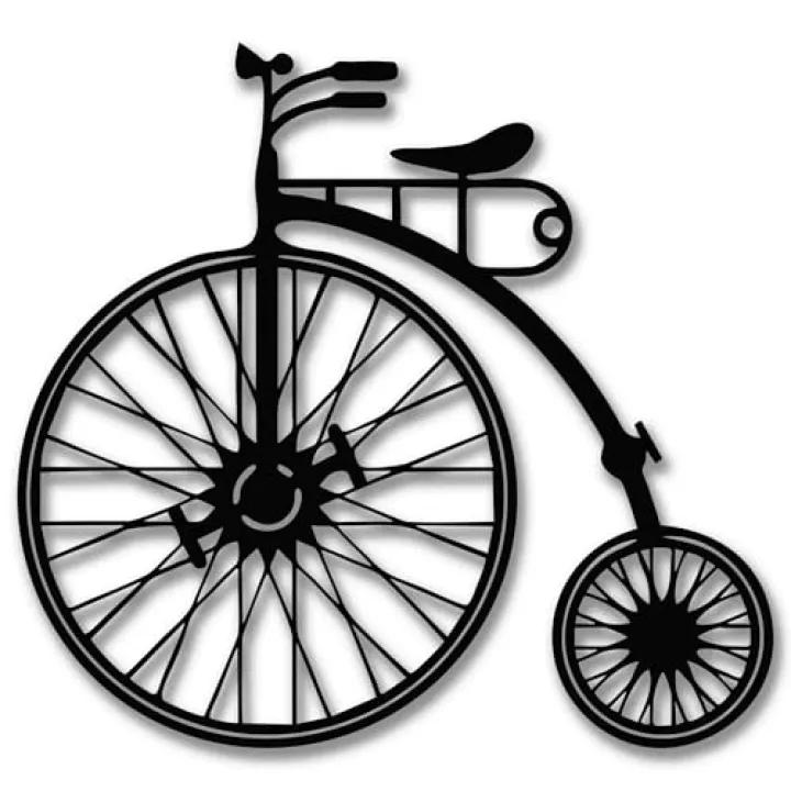 Bicycle Decor - Metal Bike Decor with Waterproof Coating for Indoor and Outdoor,12x11 Inches Retro Wall Decor Ideal for Teenage Room Decor, Christmas and Birthday Gifts