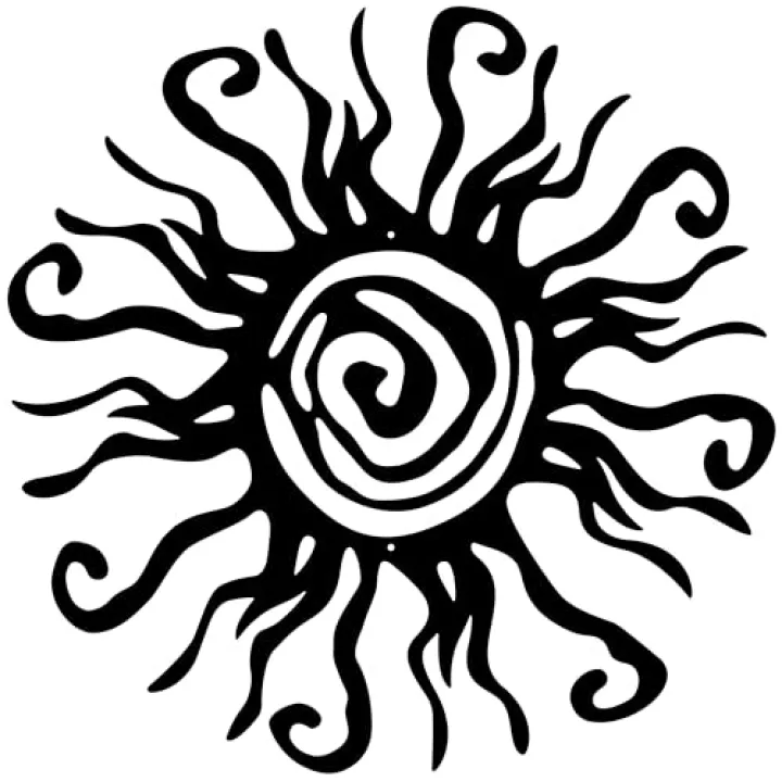 Sun Metal Wall Art Outdoor Hanging Wall Decor for Patio Garden or Indoor Farmhouse Living Room Bedroom