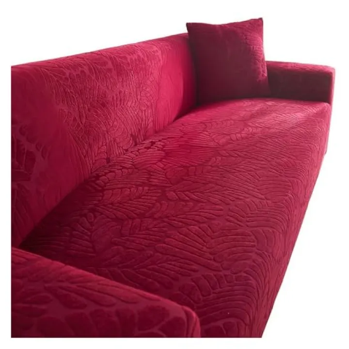 1-Pcs Washable Couch Cover for Living Room Furniture Soft Velvet Sofa Slipcover Fit for 1-5 Seater(Style 5,4-Seater (200-260cm))