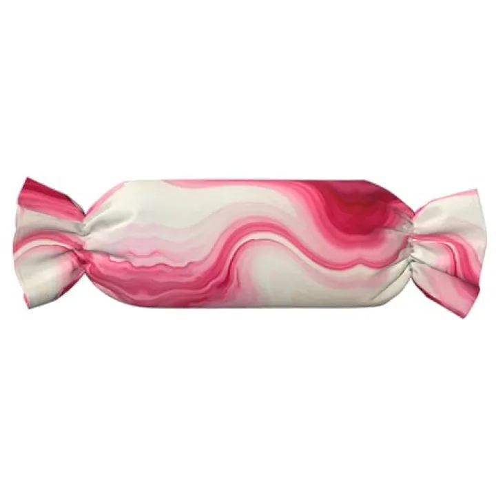 XCGOLIKJ Pink and White Ripples Watercolor Abstract Print Pillows - Throw Pillows with Inserts Included, Decorative Pillow for Couch
