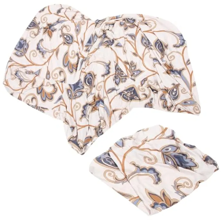 EXAOMBLE 3D Printed Stretch Polyester Chair Slipcover Non-Skid Seat Protector for Home Sofa, Full Coverage Elastic Armchair Cover Suitable for Living Room and Dining Area