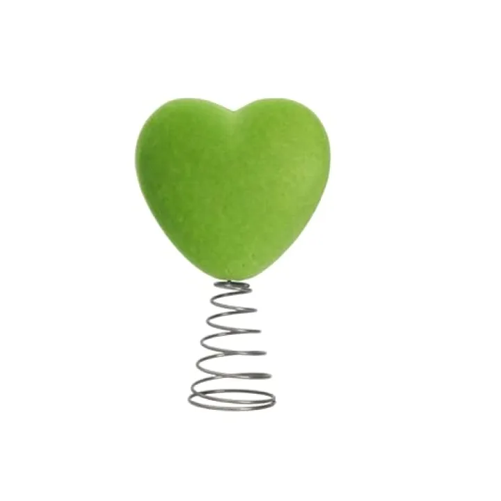 Valentine Tree Topper,3D Heart Shape Long-Lasting Reusable Decoration | Flocked Tree Topper,for Holiday Christmas Daily Home Indoor Outdoor Window Tabletop Friends