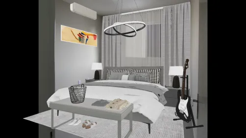 Grey peace room