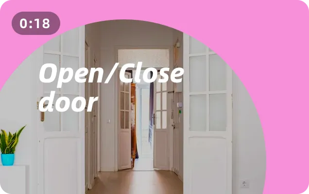 How does the door open?