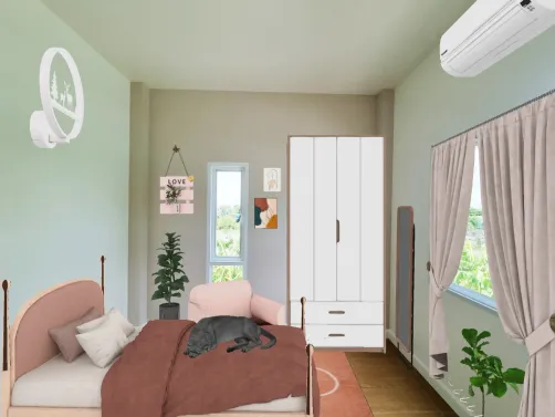 Bedroom pink