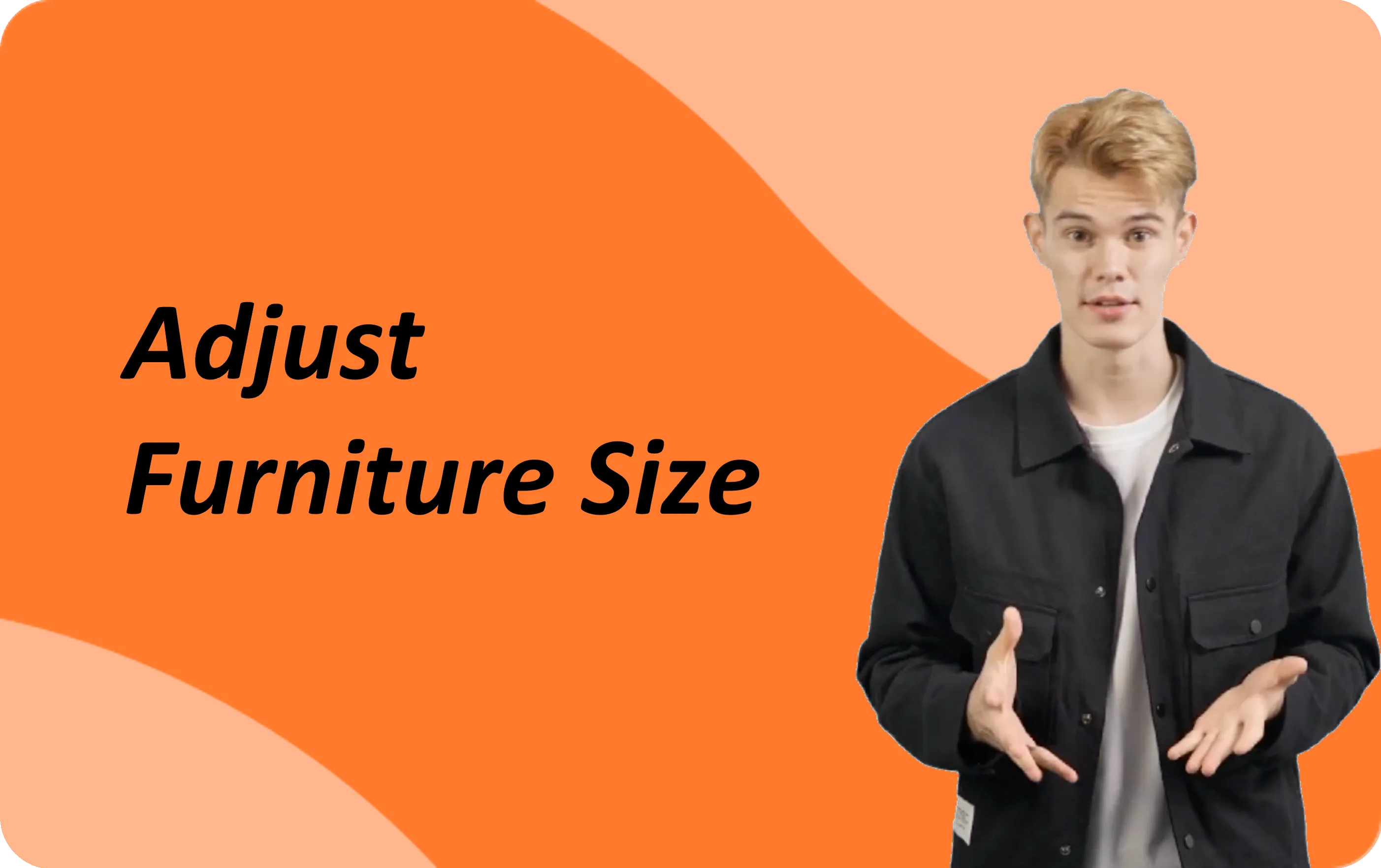 Adjust Furniture Size｜Homestyler